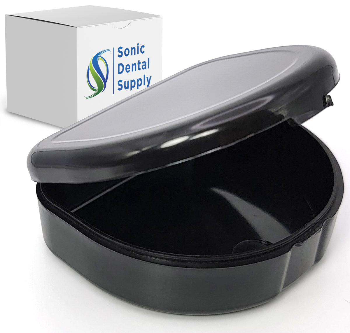 Retainer Case - Solid Black – Sonic Dental Supply