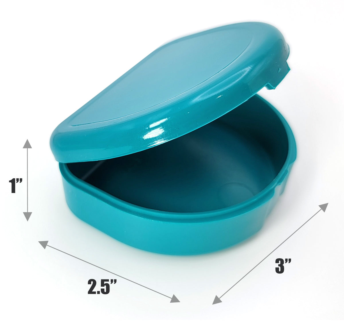 Retainer Case - Solid Turquoise