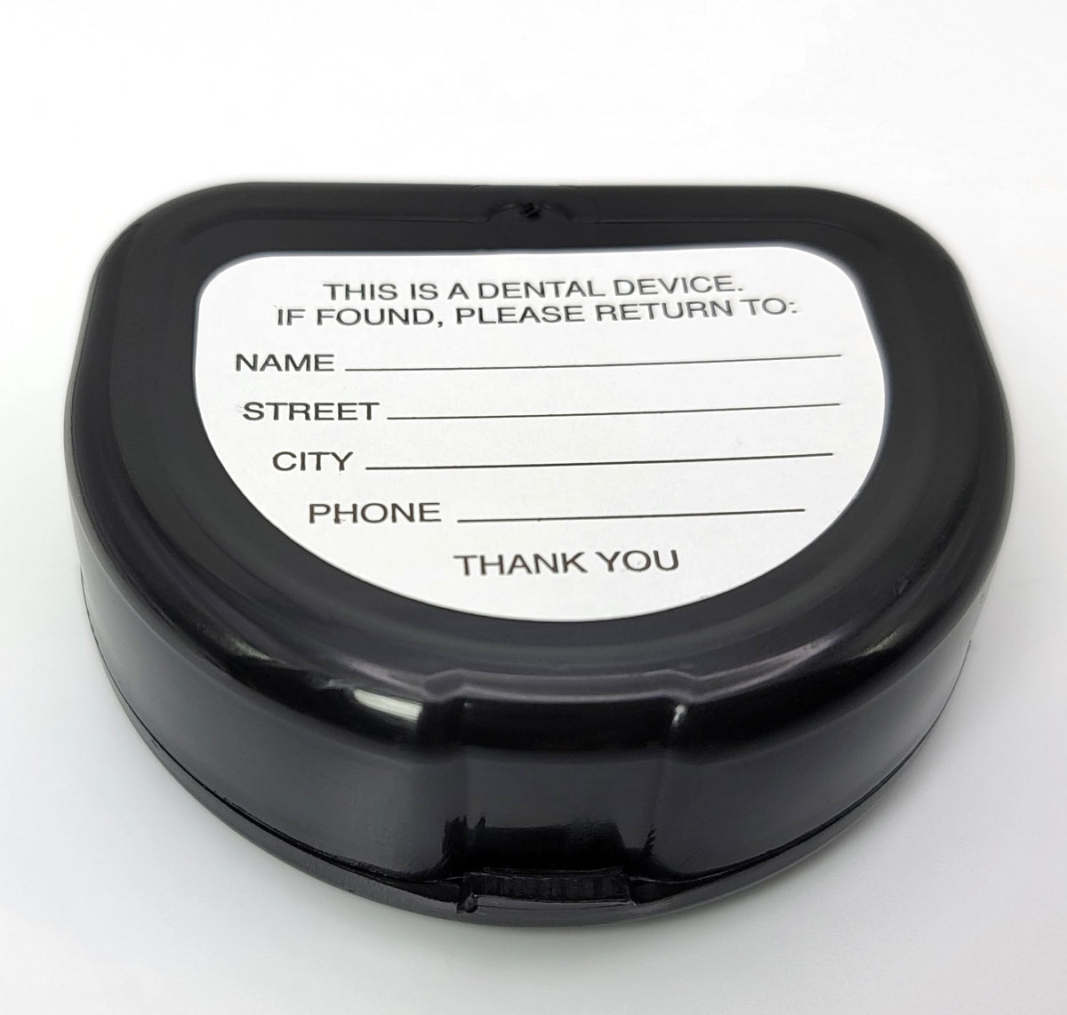 Retainer Case - Solid Black