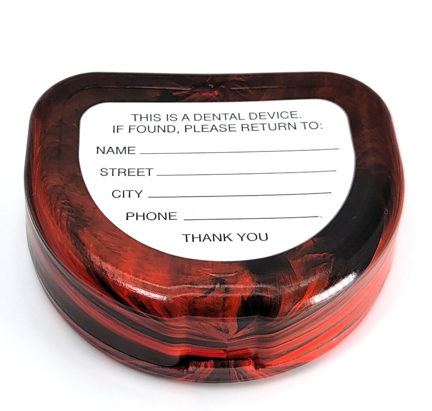 Retainer Case - Color Splash Collection - Lava Red